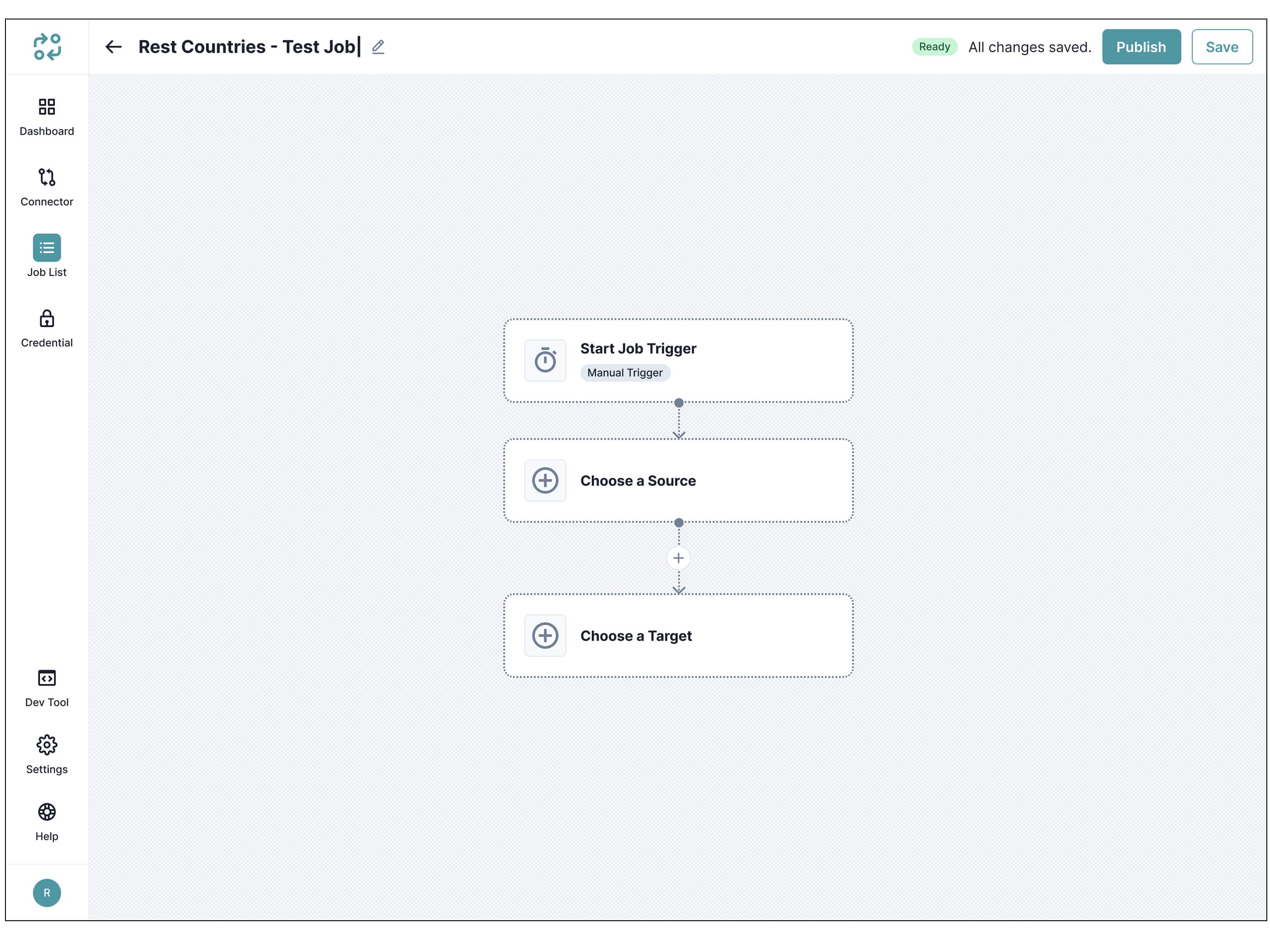 ContentMesh Job Editor Screenshot